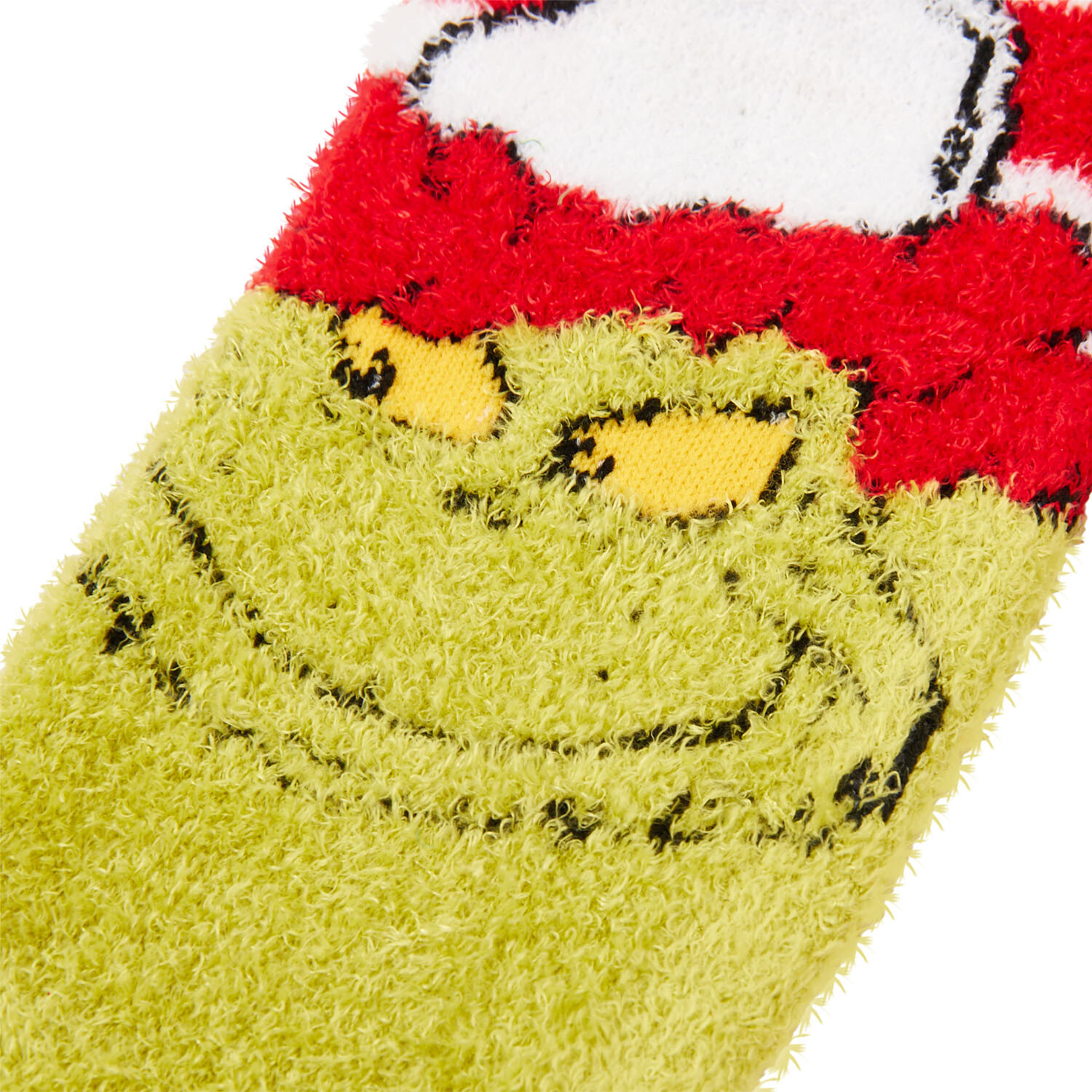 Grinch Fluffy Socks Image 5