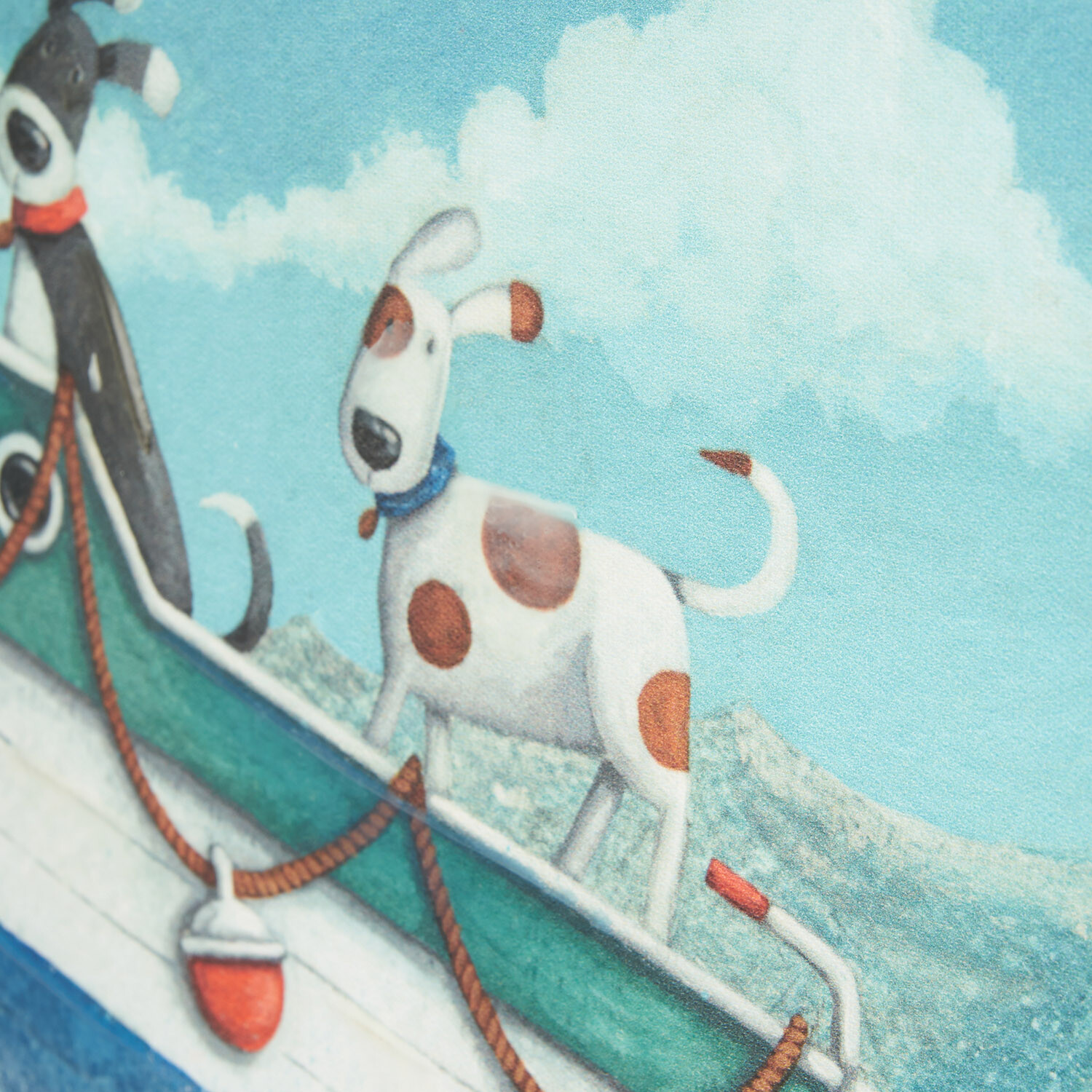 P. Aderley Pets In The Stormy Sea Canvas - Multicolour Image 4