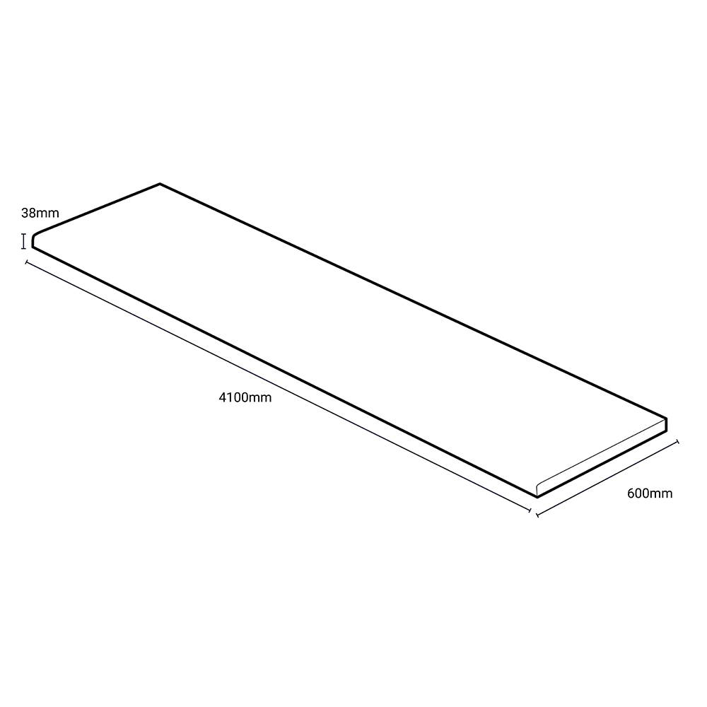 Omega Classic Caldeira Postformed Laminate Worktop 4100 x 600 x 38mm Image 7