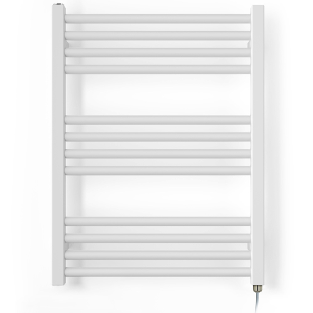 Terma Fiona E Soft Matt White Electric Towel Rail 660 x 500mm Image 3