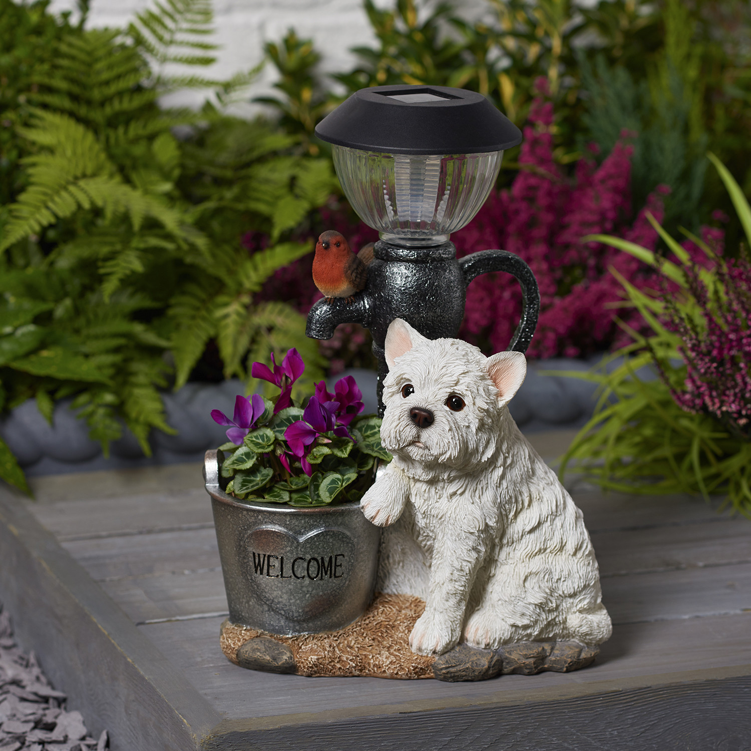 Solar Westie with Robin Light Image 3
