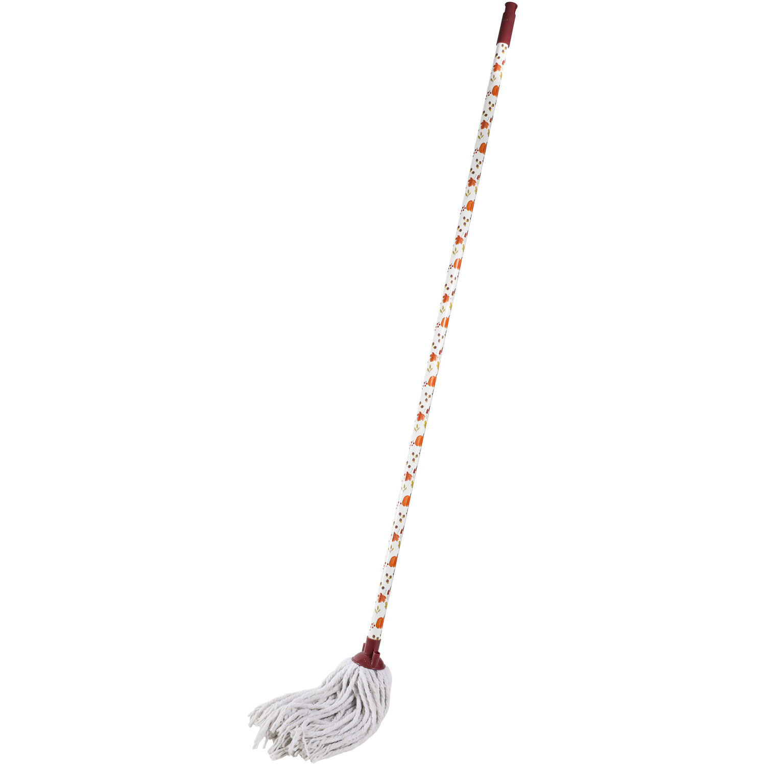 Autumn Pumpkin Cotton Mop Cream and Brown Image 2