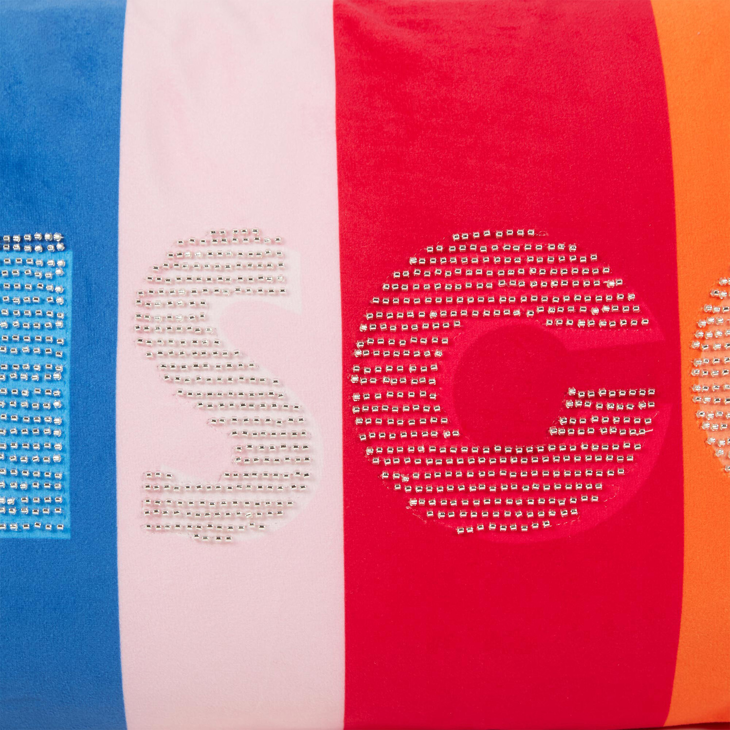 Disco Beaded Cushion Image 2