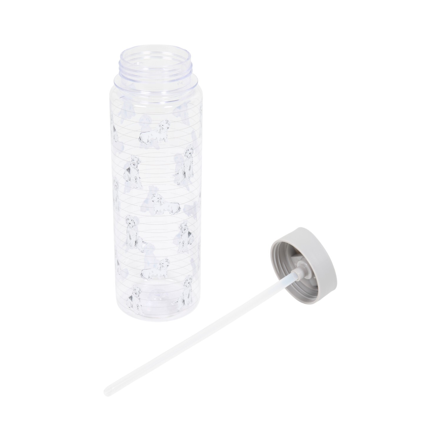 Waggy Tails Sports Bottle Clear Image 5