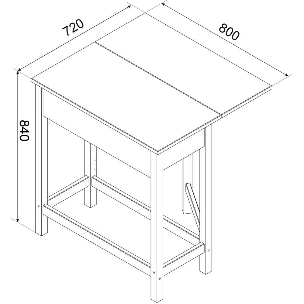 Corona 2 Seater Drop Leaf Breakfast Table Set Grey Image 9