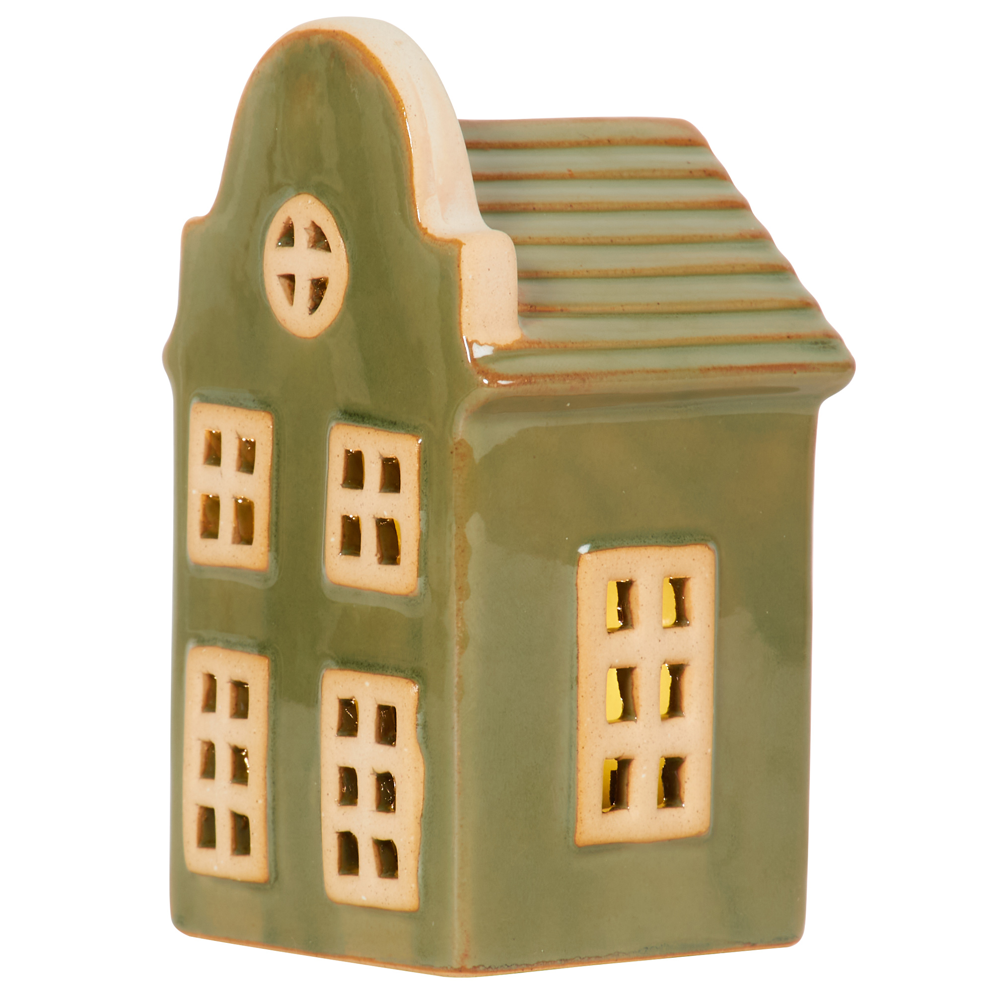 LED Green House Ornament - Green Image 4