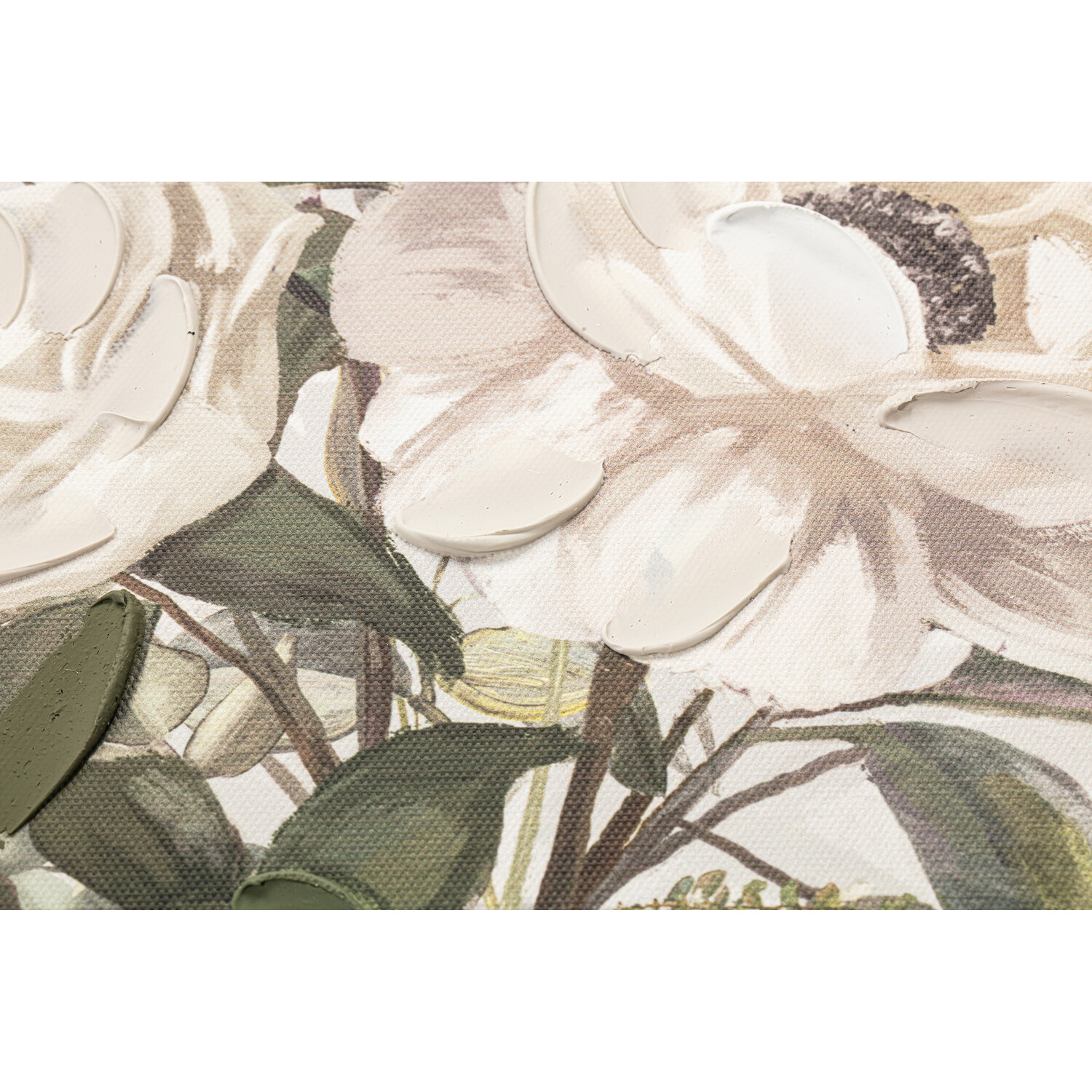 Bouquet Hand Embellished Wall Art Neutral Image 2