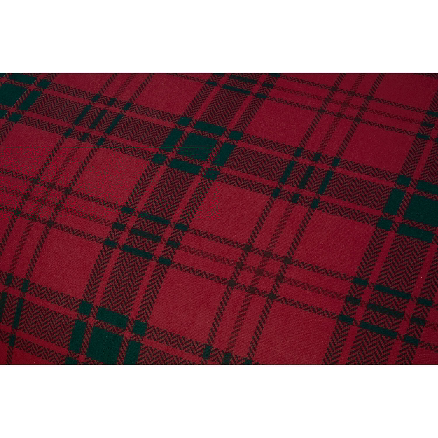 Kirkland Check Duvet Cover and Pillowcase Set - Red / Superking Image 5