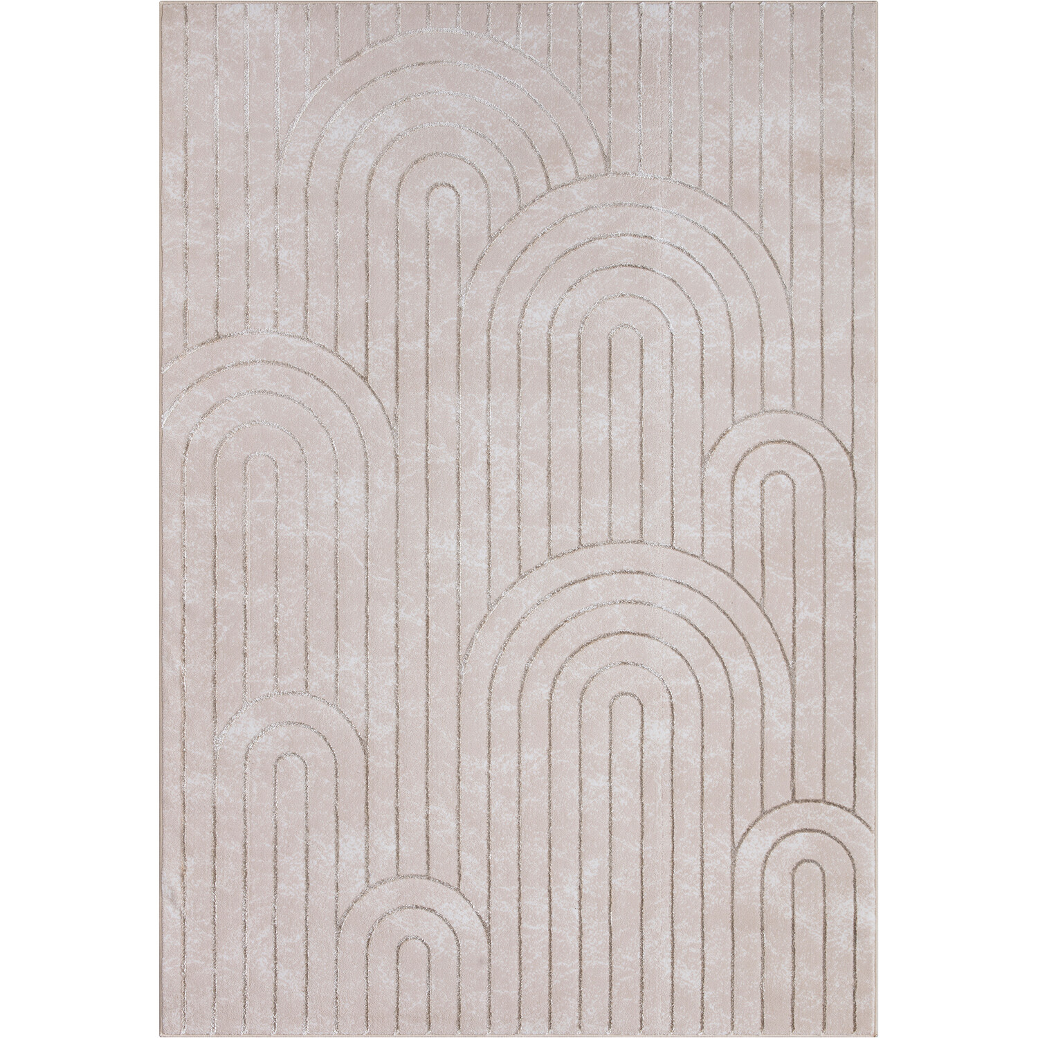 Beige Deco Arch Rug - Beige / 170cm Image 1