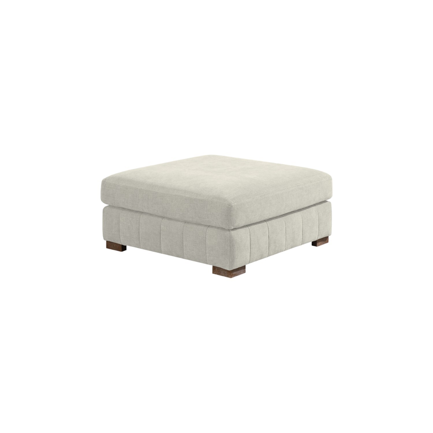 Arden Corner Sofa with Footstool Cream Image 5