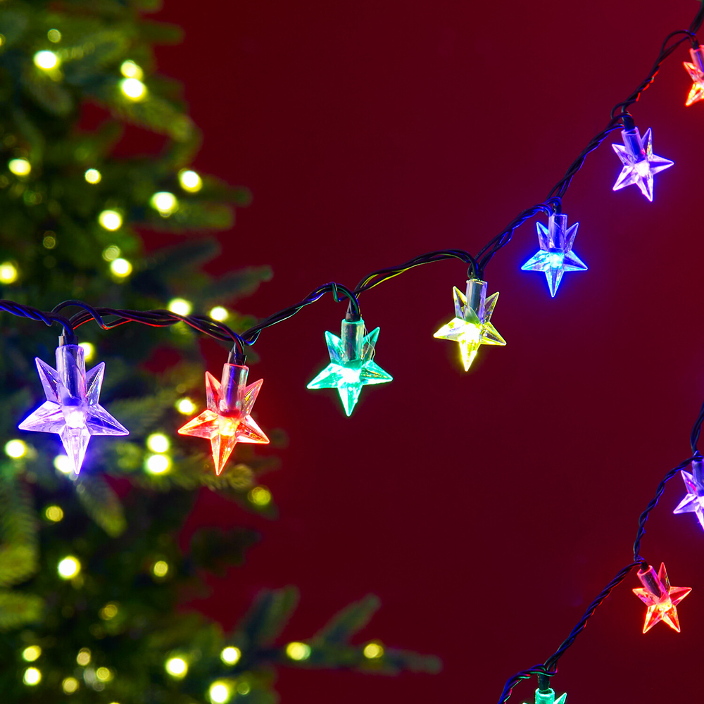 150 LED Multicolour Star String Light Image 4