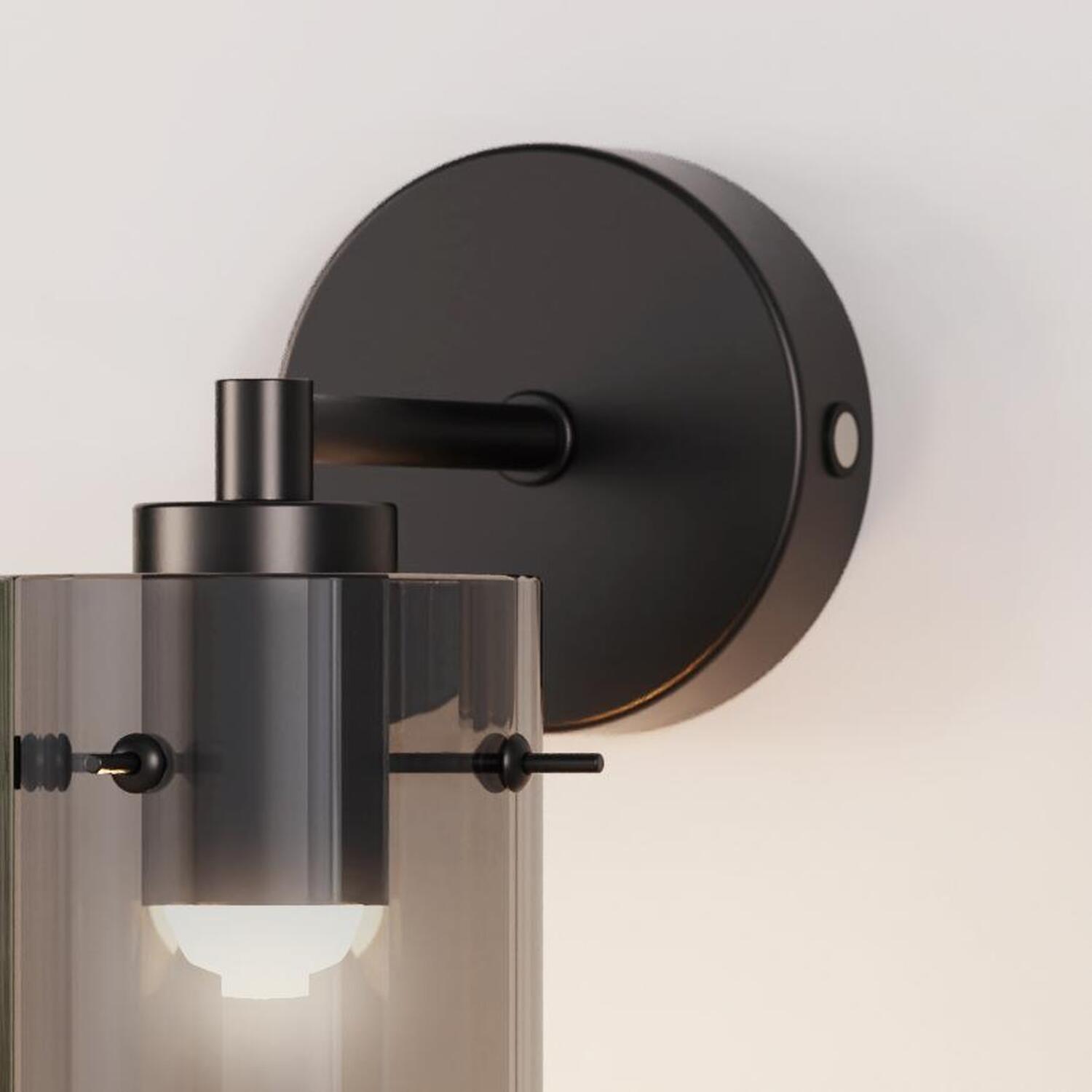 Bodhi Battery Operated Wall Light Black Image 4