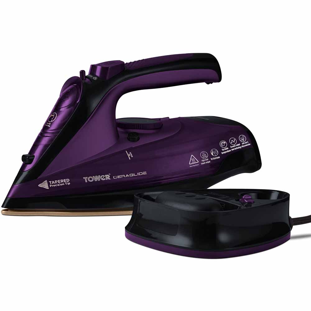 Tower CeraGlide Cord Cordless Iron 2400W   Image 1