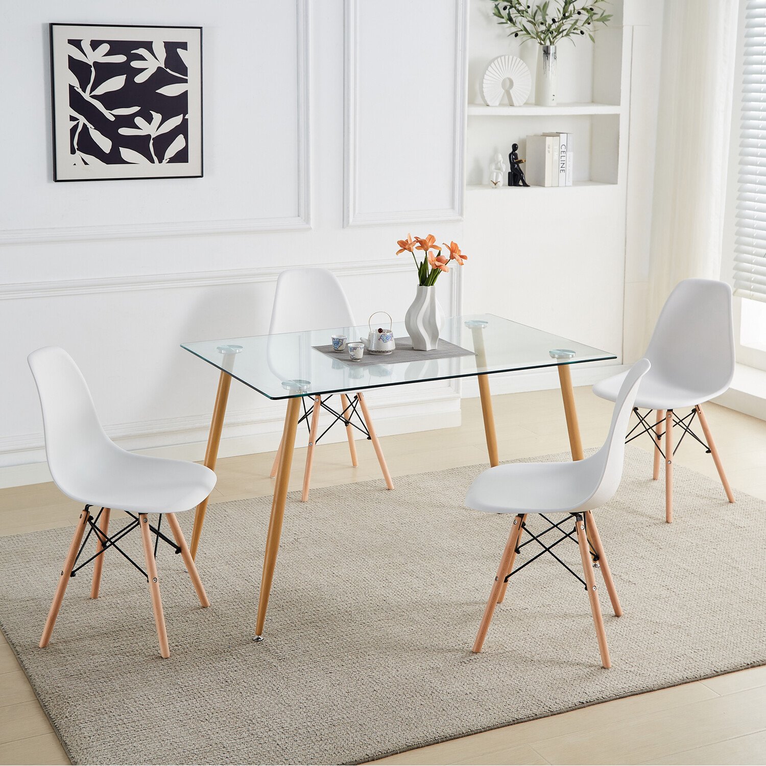Aspen Dining Set White Image 4