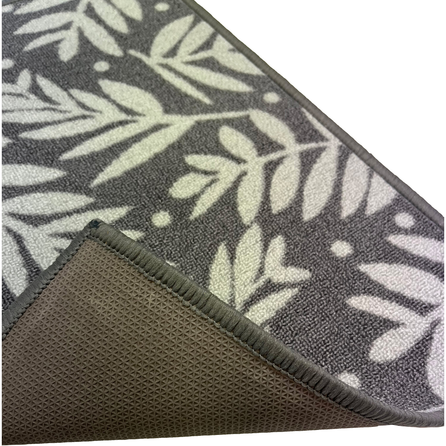 Athens Washable Doormat - Brown and Cream Image 2