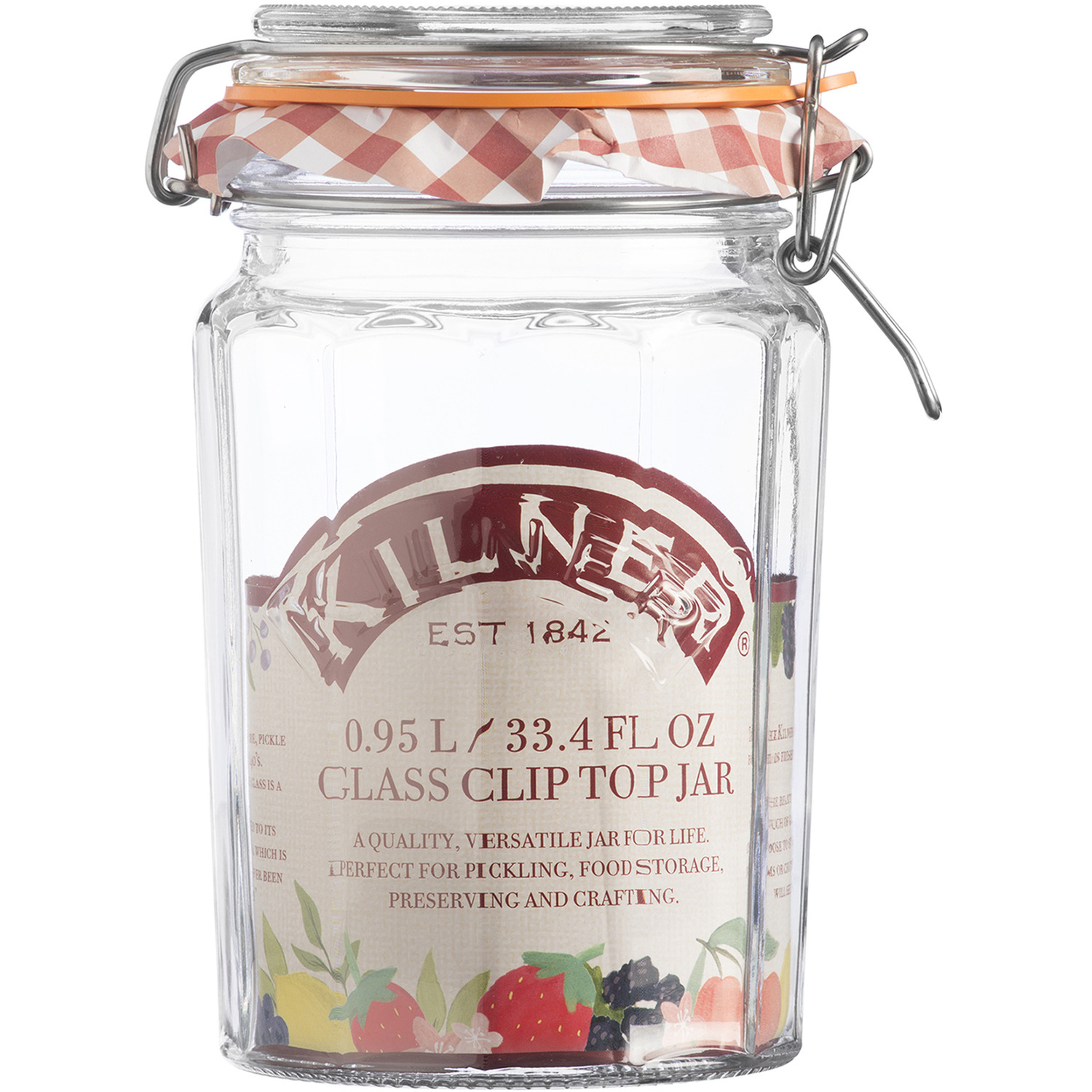 Kilner 950ml Storage Jar with Clip Top Lid Image 2
