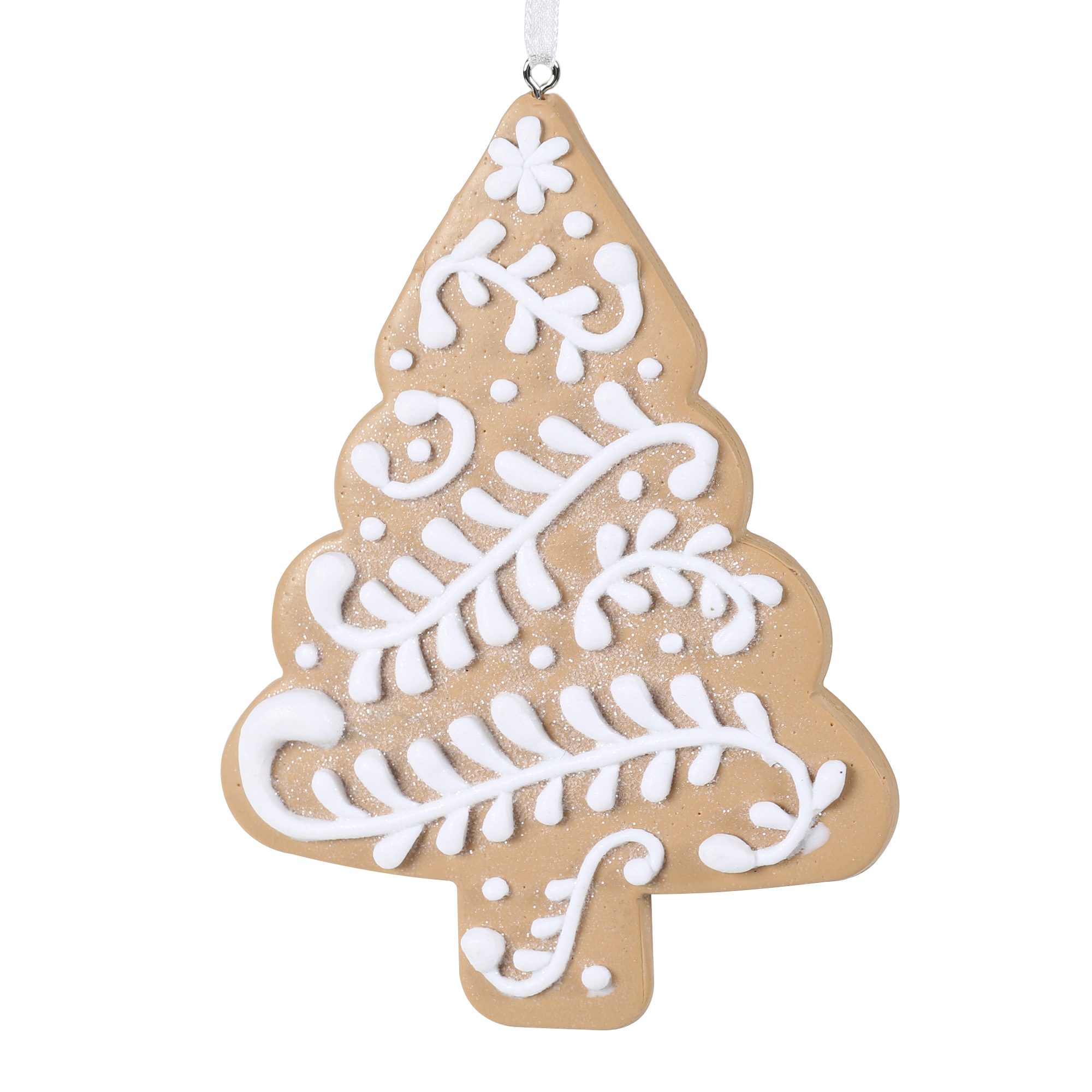 Frosted Gingerbread Hanging Decoration Image 5