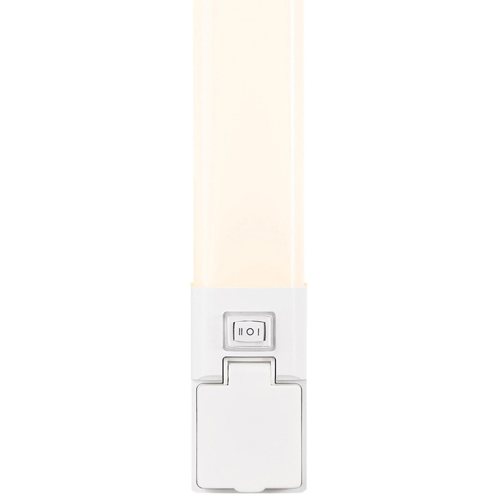 Nordlux Sjaver White Rectangular LED Wall Light Image 5