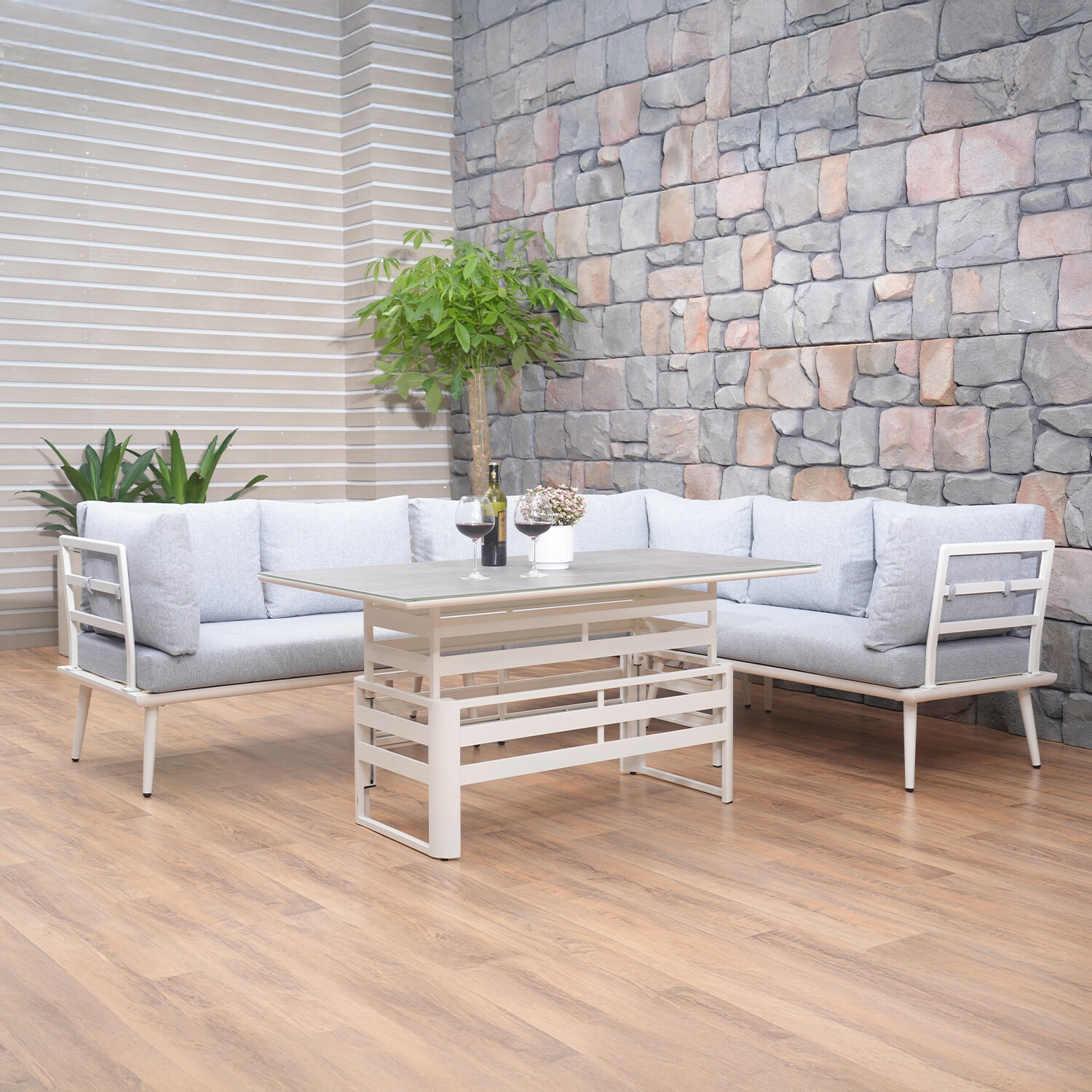 Iris Sofa Set - White Image 2