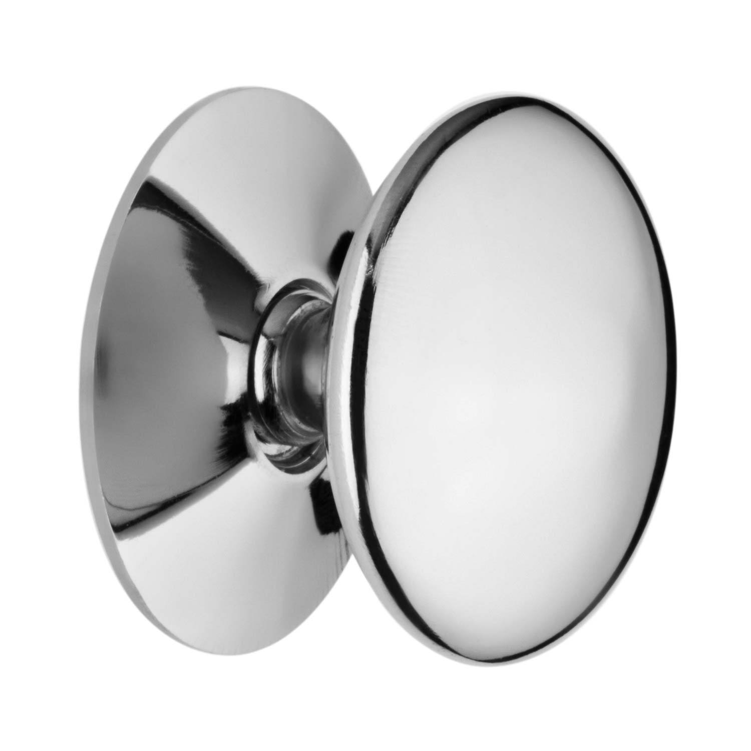 Victorian Chrome Cupboard Knob 38mm Image