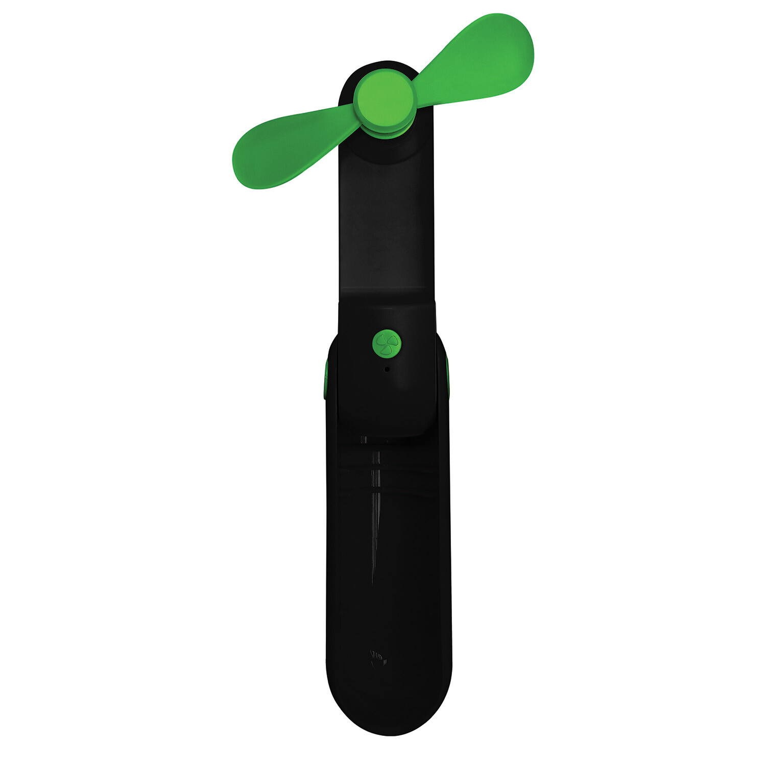 Rechargeable Handy Fan with Power Bank - Black Image 2