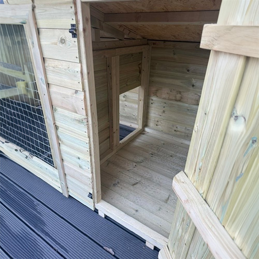Benchmark Apex Roof Single Dog Kennel 4 x 12ft Image 4