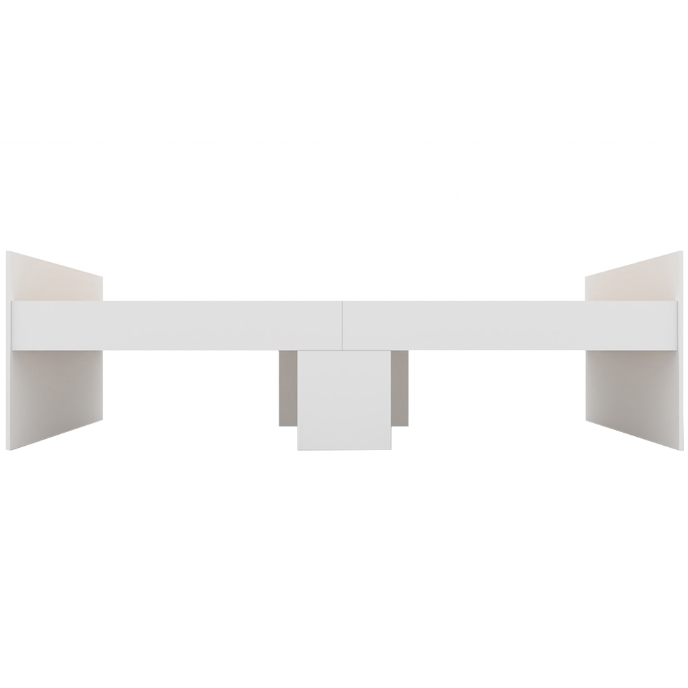 Kudl Flash Single White Storage Cabin Bed Image 4