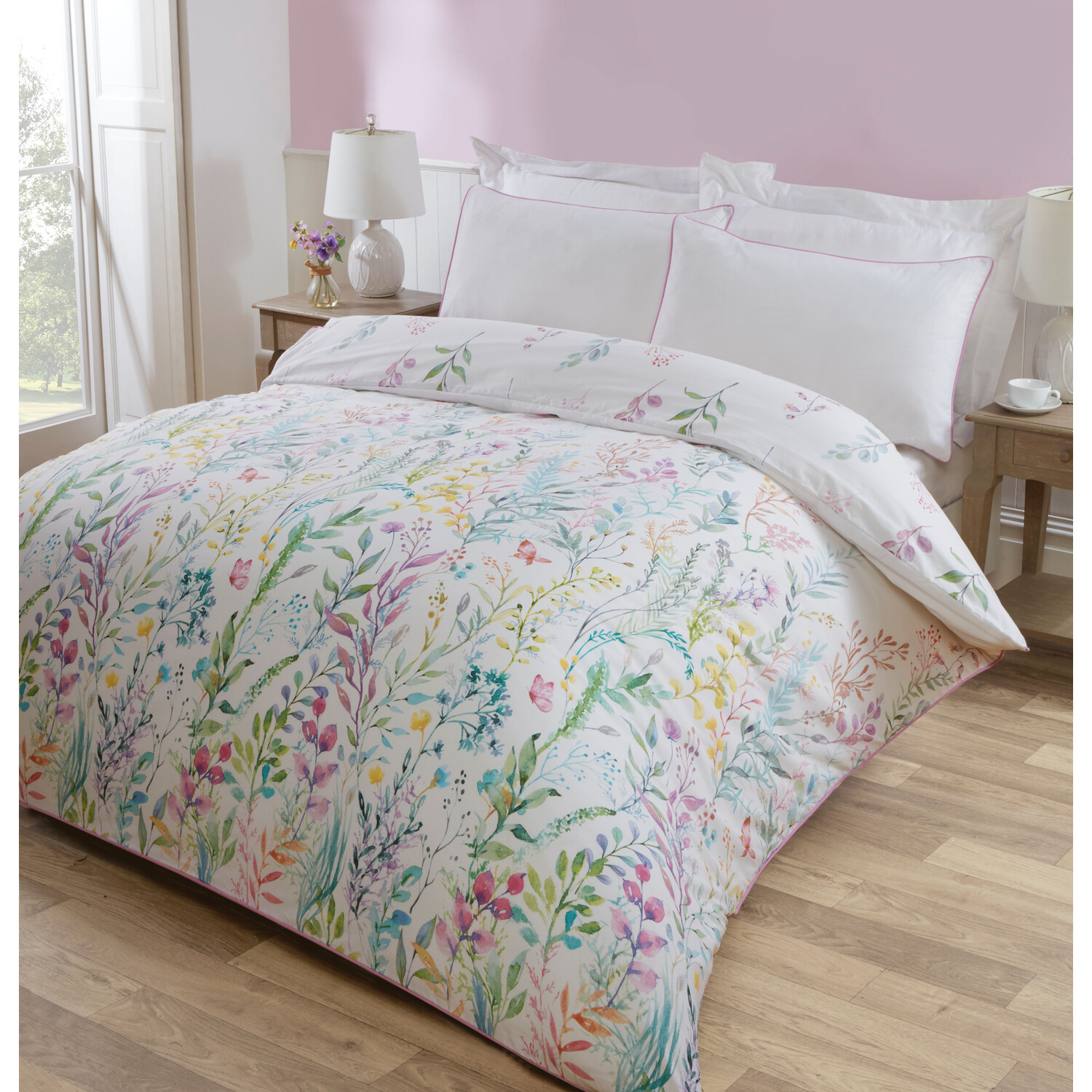 Divante Super King Wildflowers Duvet Set Image 2