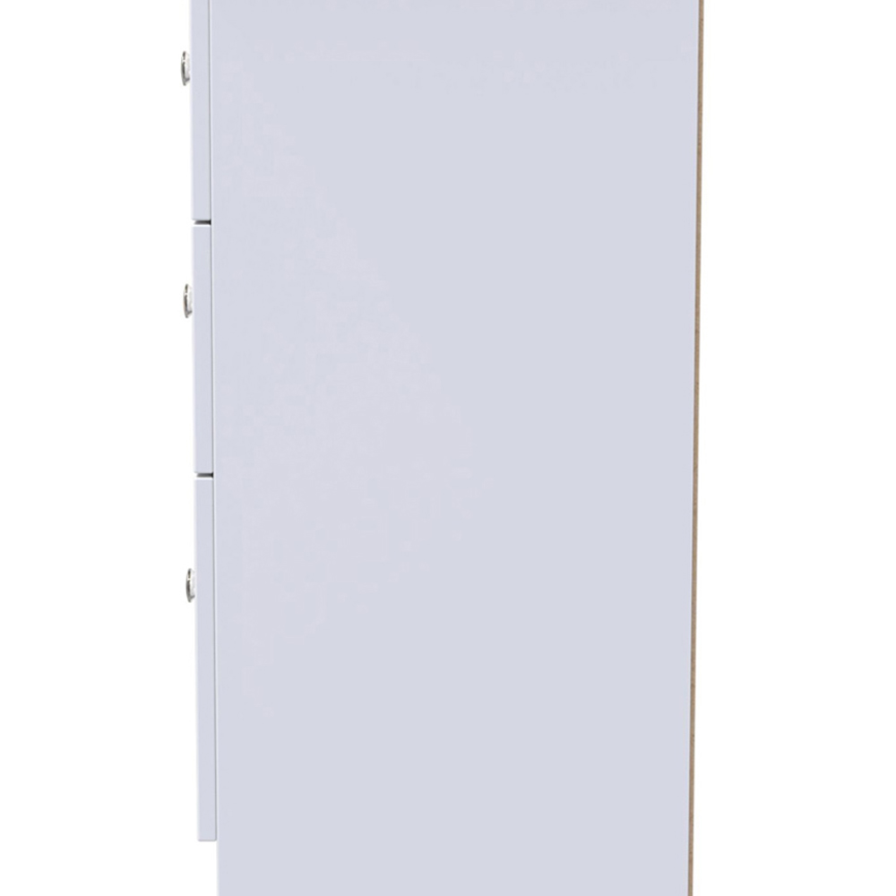 Crowndale Yarmouth 6 Drawer White Midi Chest Ready Assembled Image 3