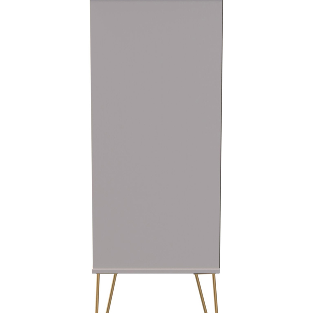 Crowndale Diamond 5 Drawer Matt Kashmir Chest of Drawers Image 4