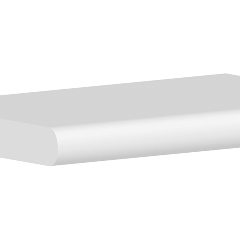 National Skirting White Full Round Primed Window Board 25mm 140 x 4200mm Image 3
