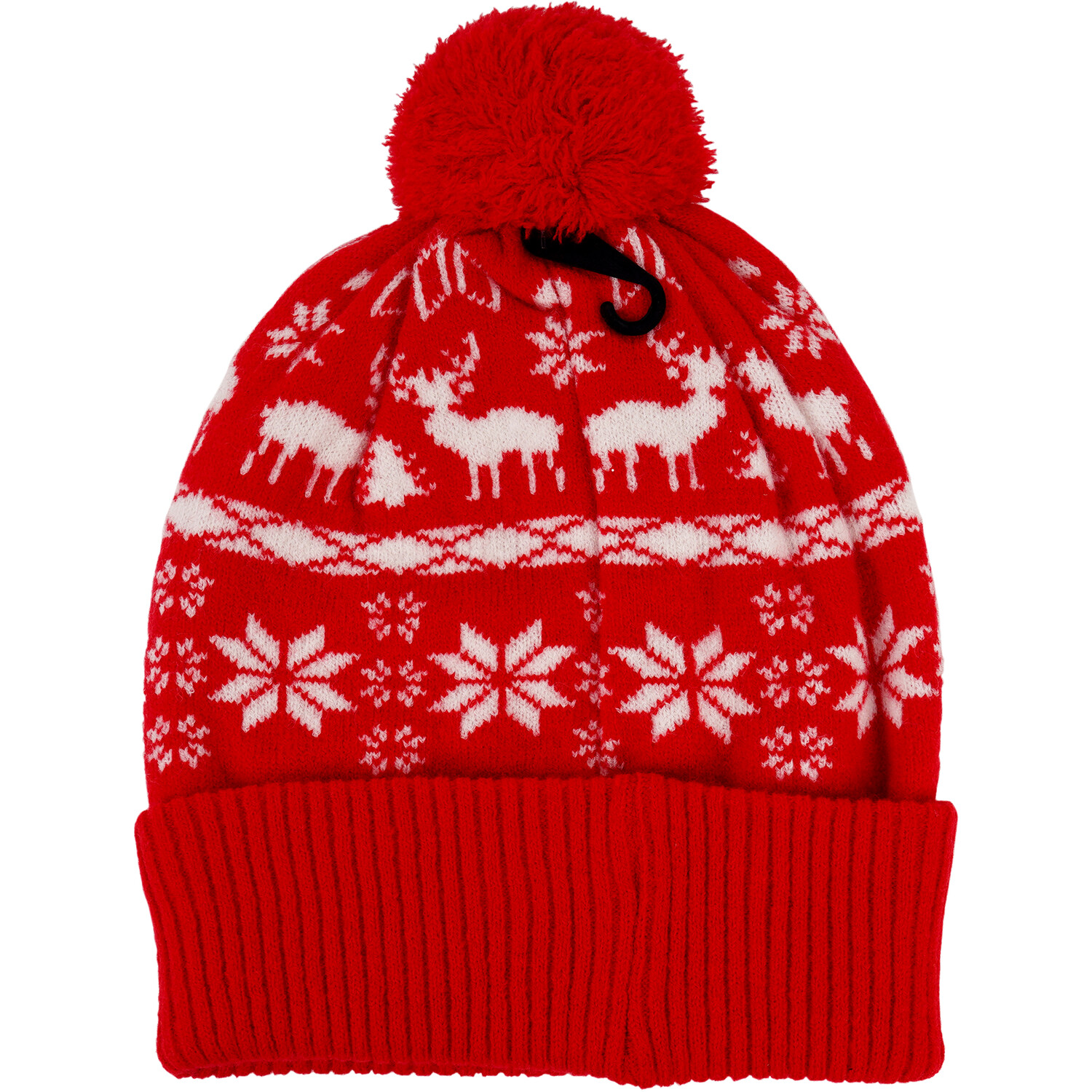 Christmas Hat Red and White - Red and White Image 2