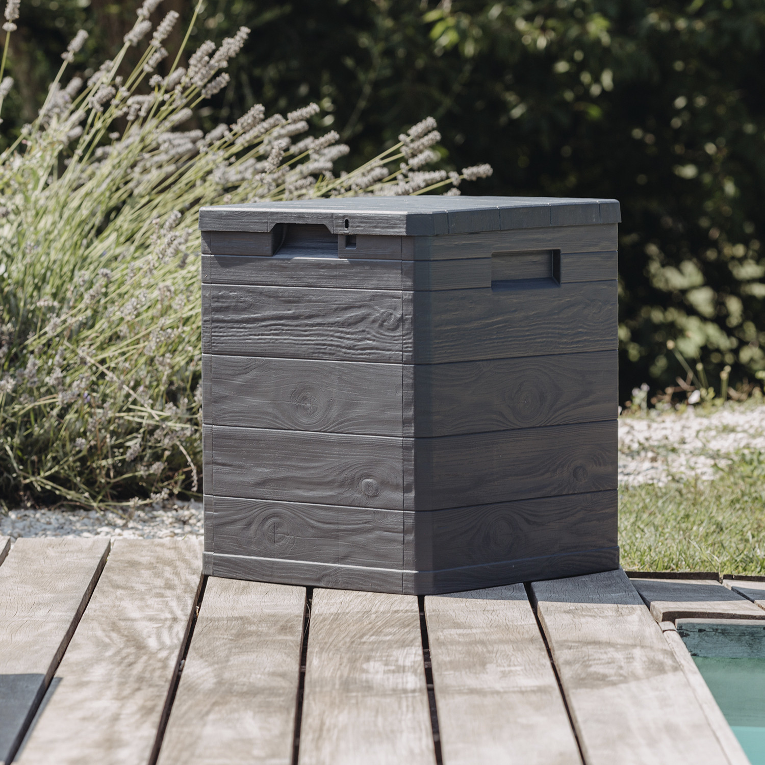 Toomax 90L Grey Garden Storage Box Image 3