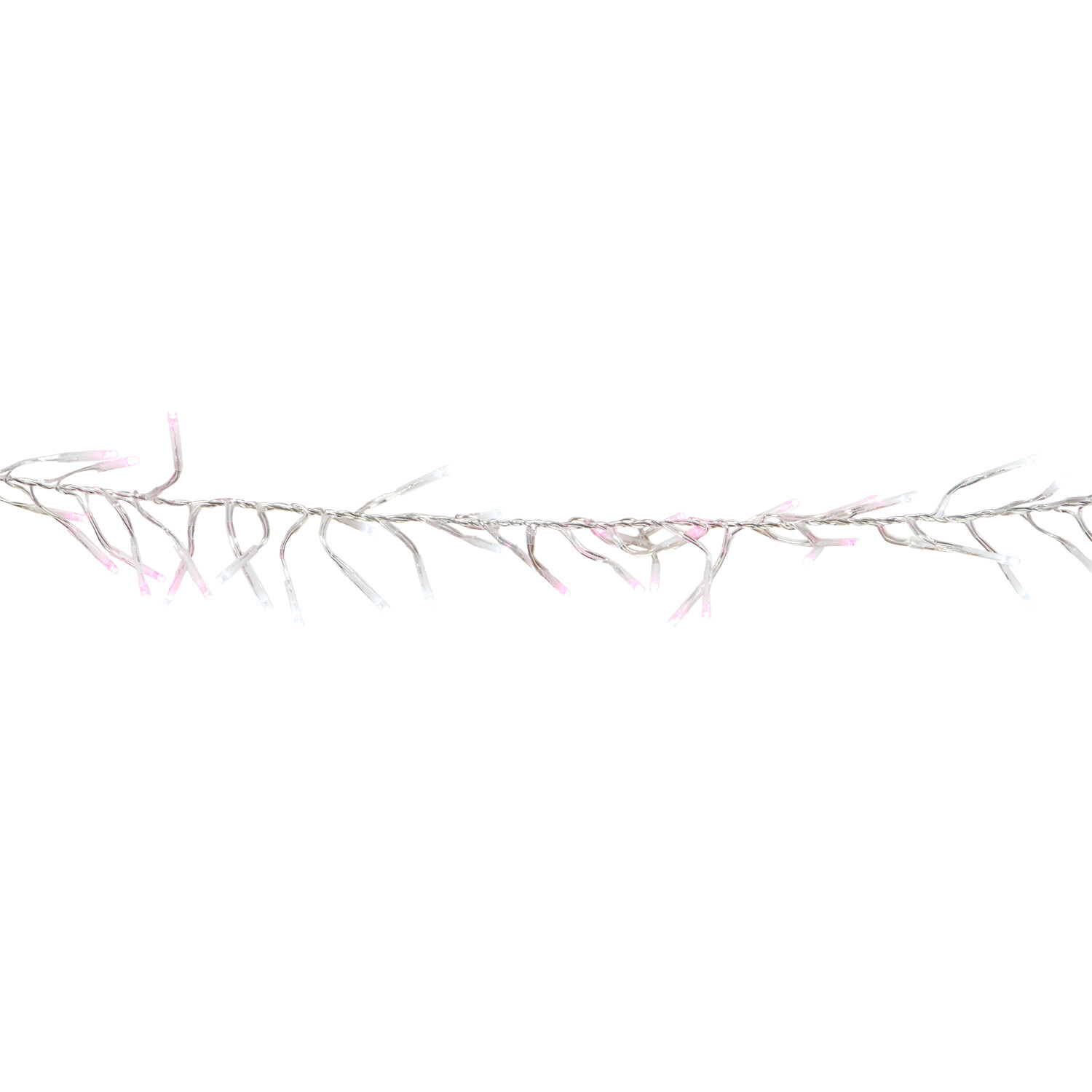1000 Pink White LED Multi Function Cluster String Light Image 5