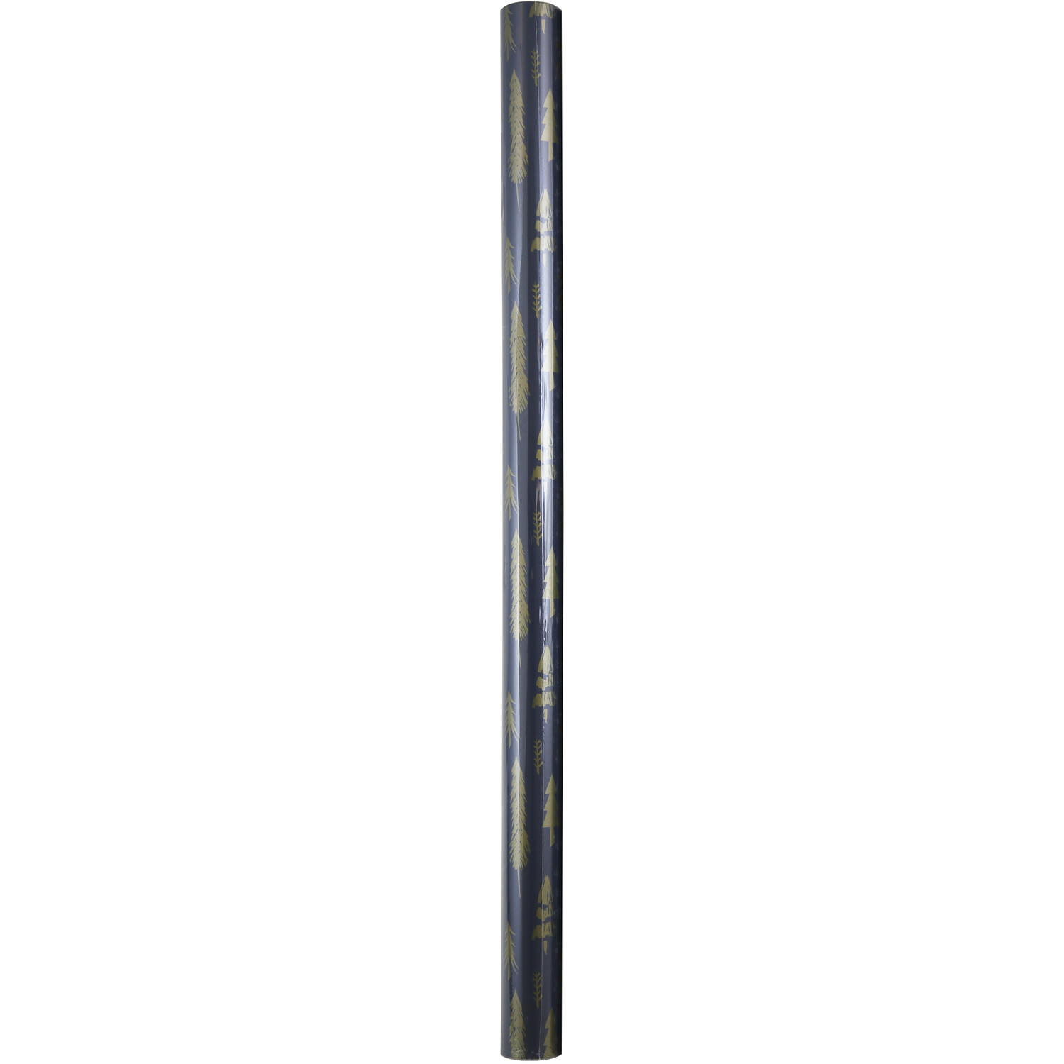Deluxe Gift Wrap 4m - Black & Gold Image 2