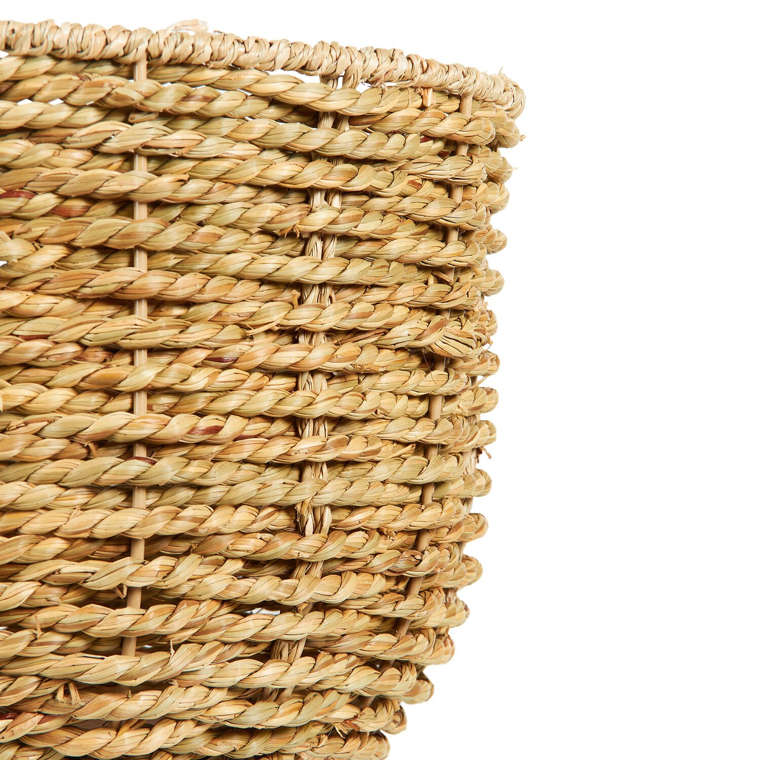 Seagrass Footed Planter Brown Image 4