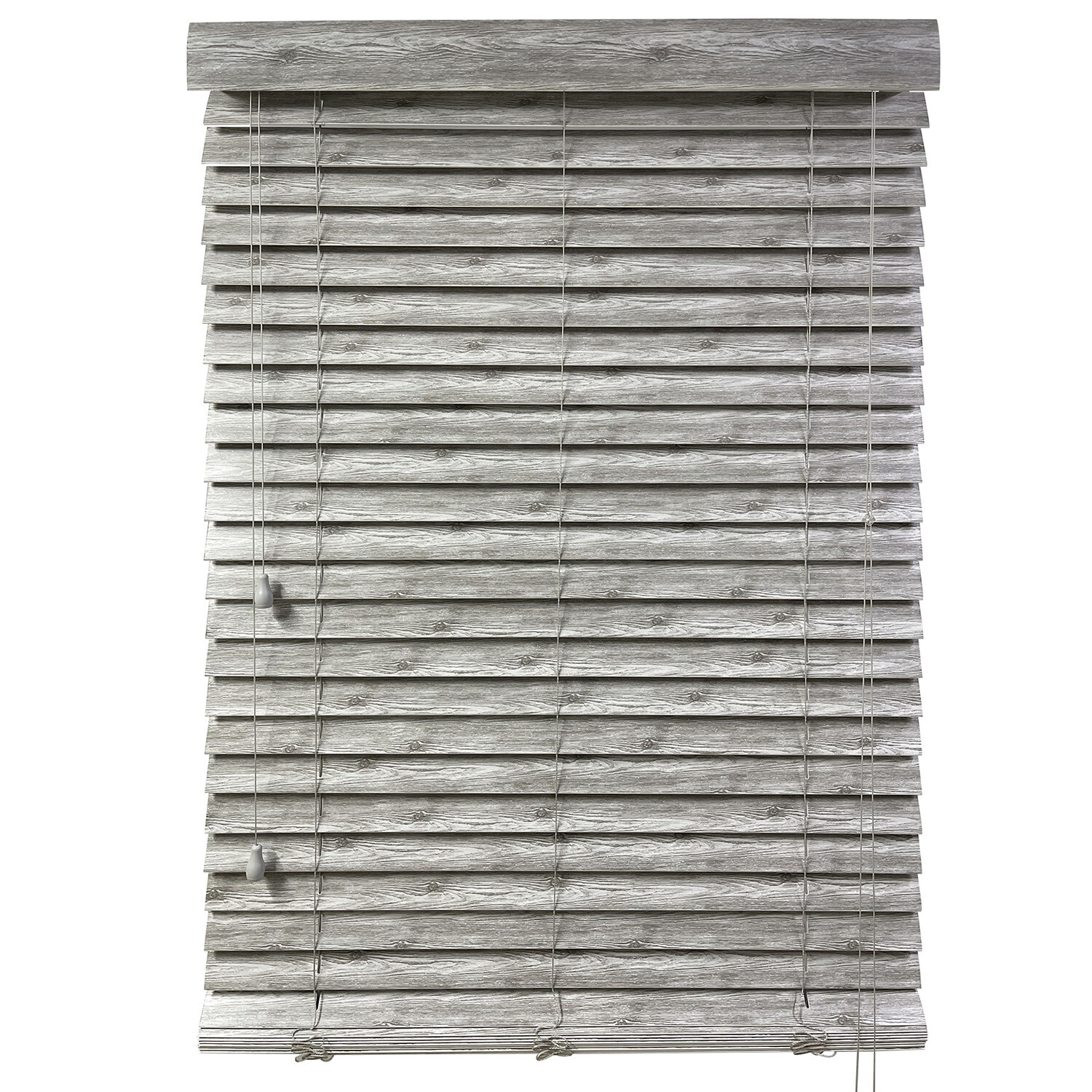Wood Effect Venetian Blind 50mm - Chelsea Grey / 180cm Image