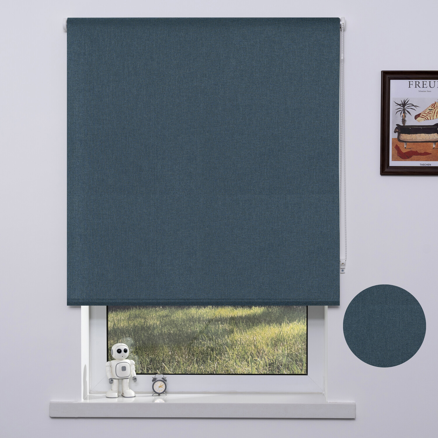Divante Blackout Textured Blind - Green / 60cm Image 3