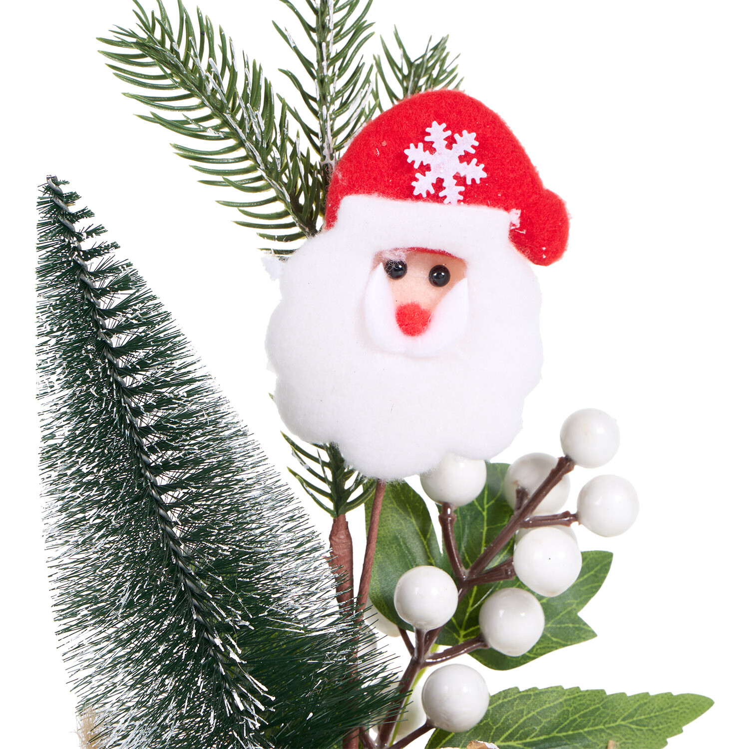 Santa Floristry Pot Decoration Multicolour Image 4