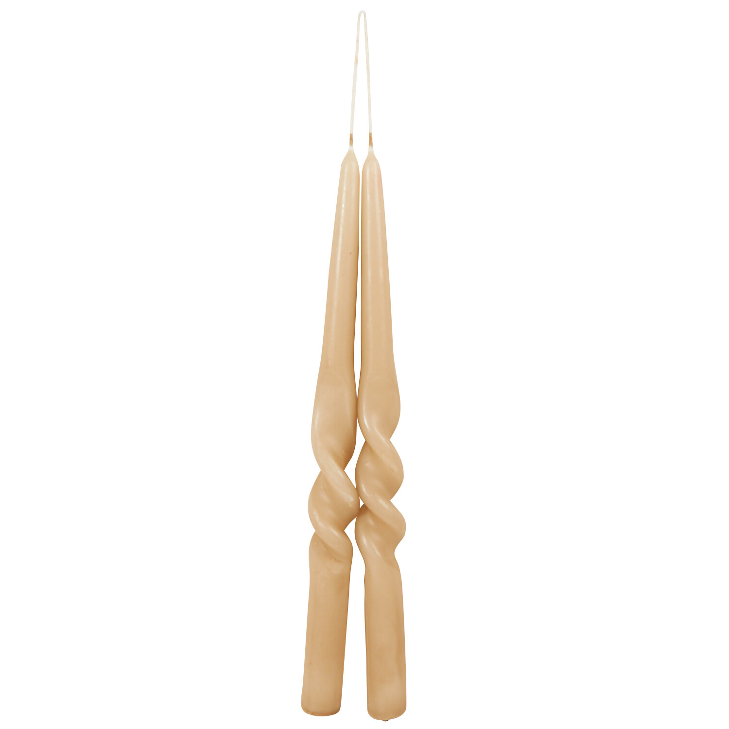 Set of 2 Nordic Twist Taper Candles - Multicolour Image 6