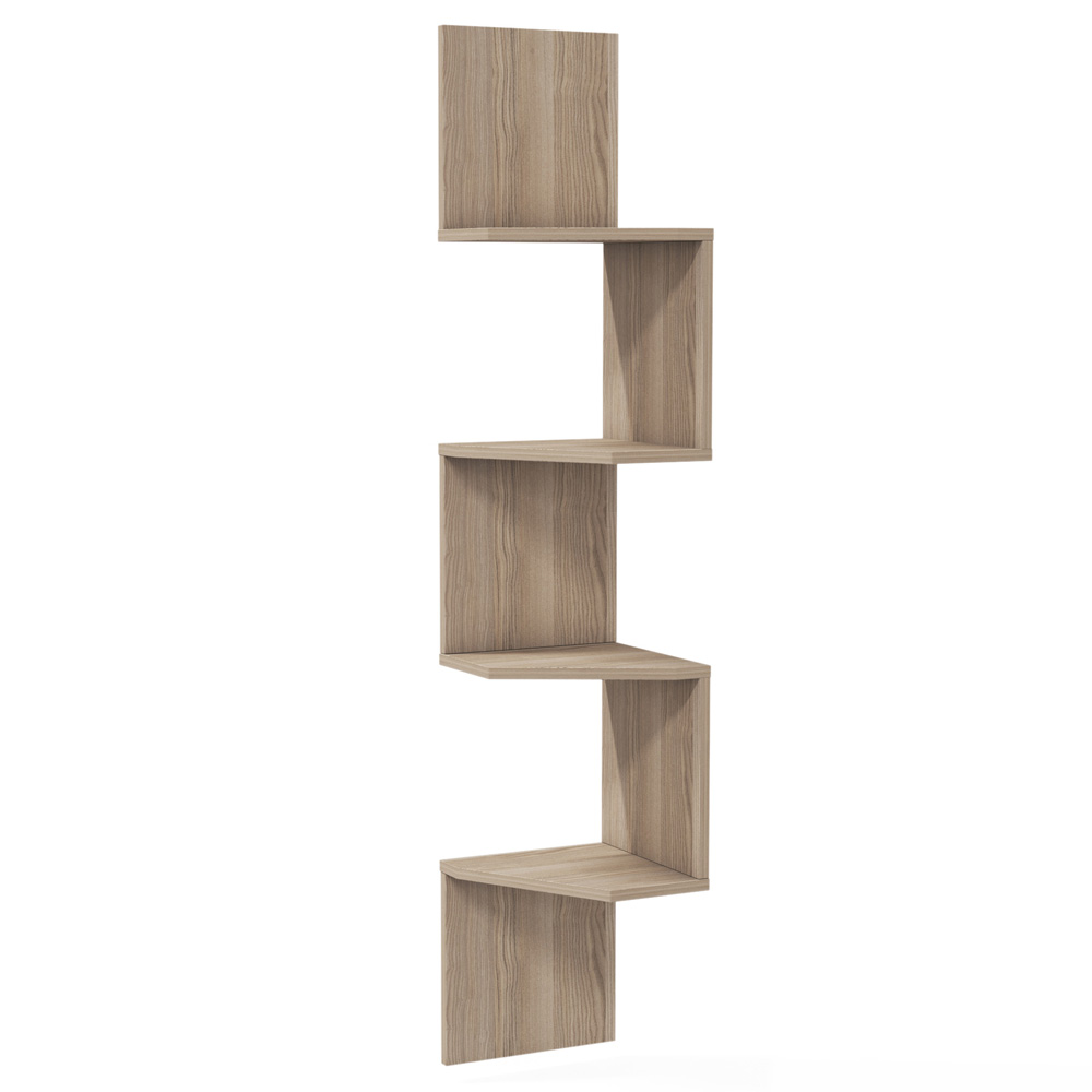 Decorotika Desaldo 4 Shelf Cordoba Corner Wall Mounted Shelving Unit Image 2