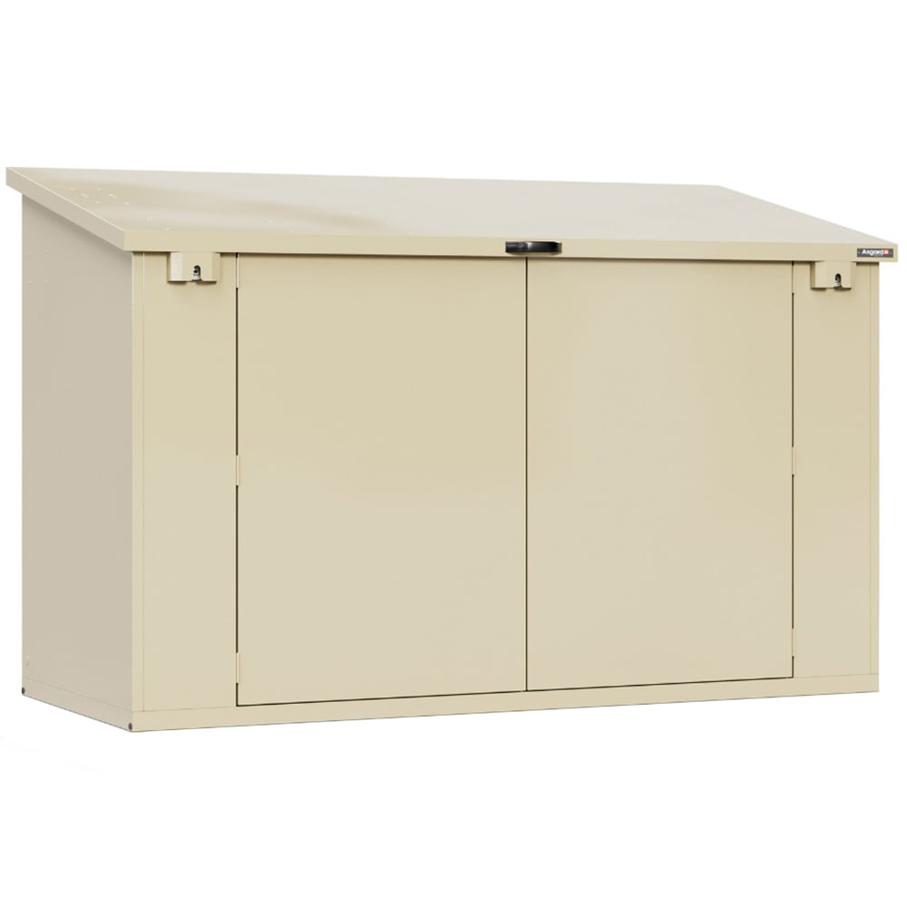 Asgard Access E Plus 8 x 4ft Double Door Cream Garden Shed Image 1