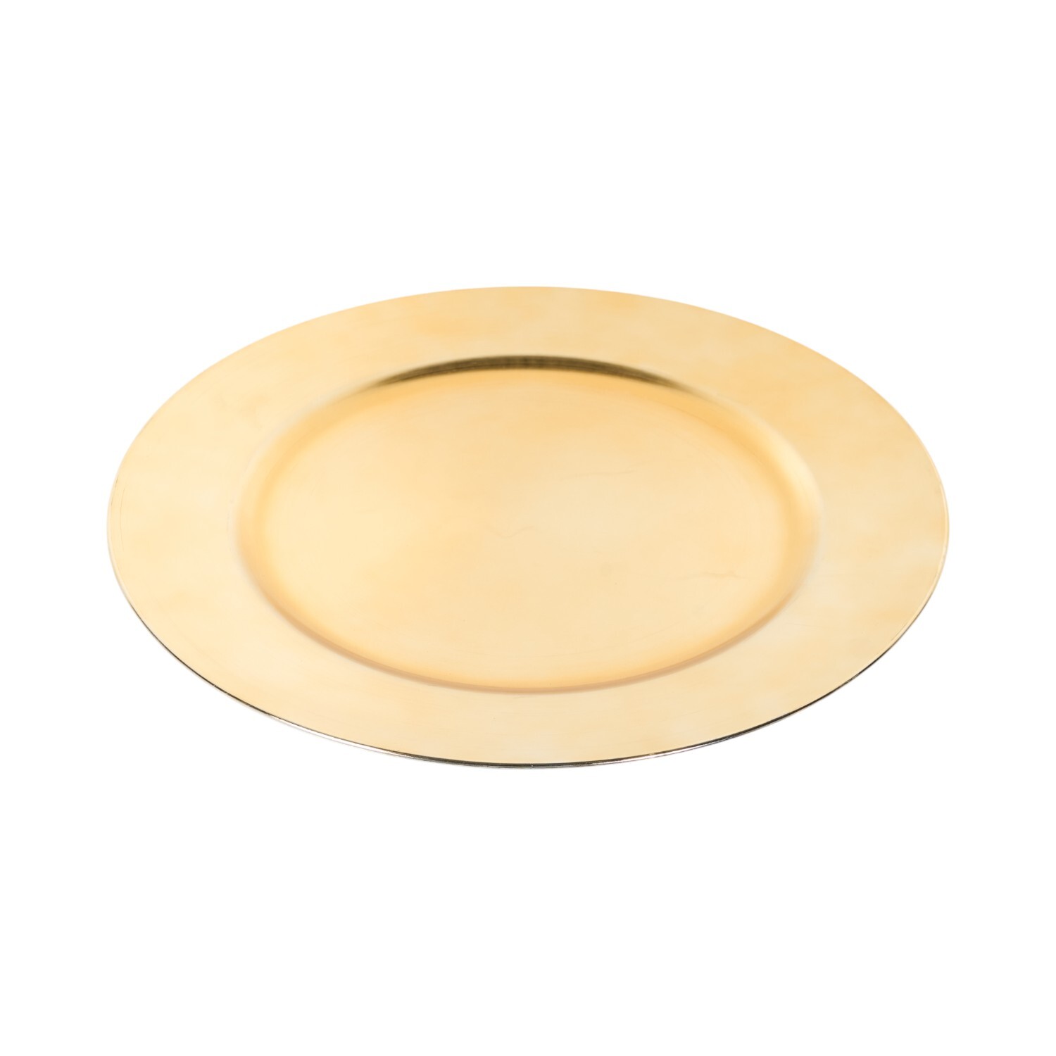 Plastic Charger Plate Gold Image 3