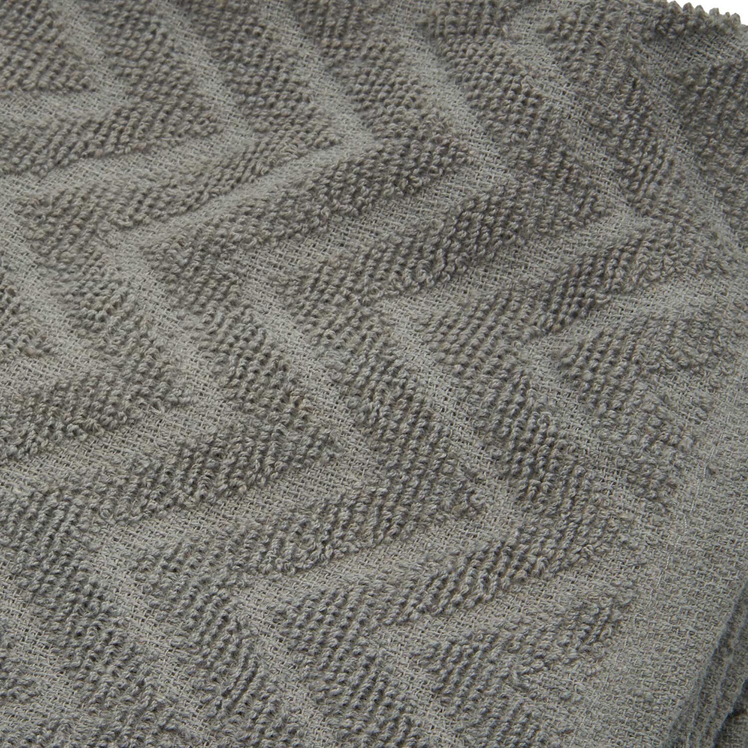 Divante Pack of 2 Jacquard Terry Kitchen Towels - Light Grey Image 5