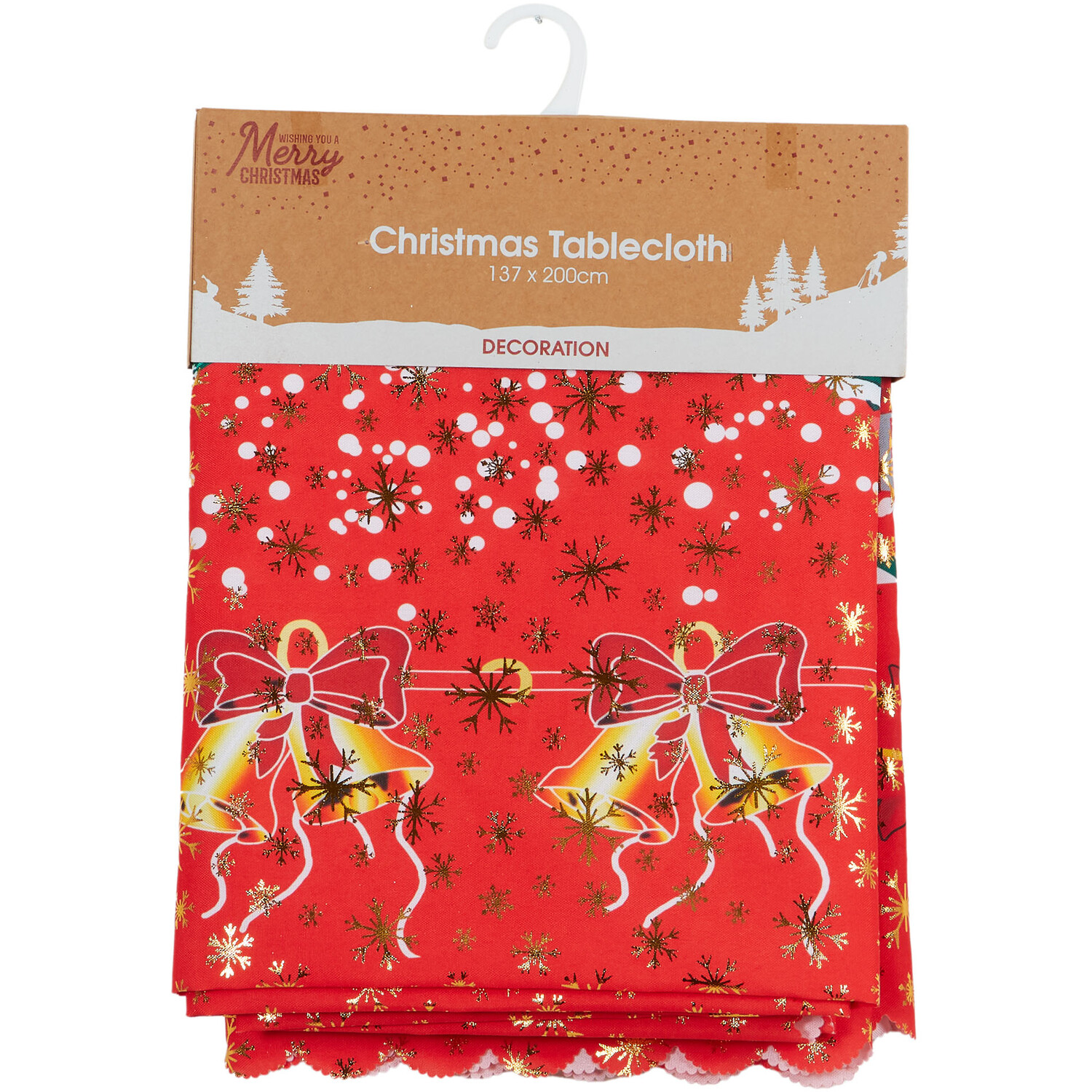 Christmas Bells Tablecloth Image 2