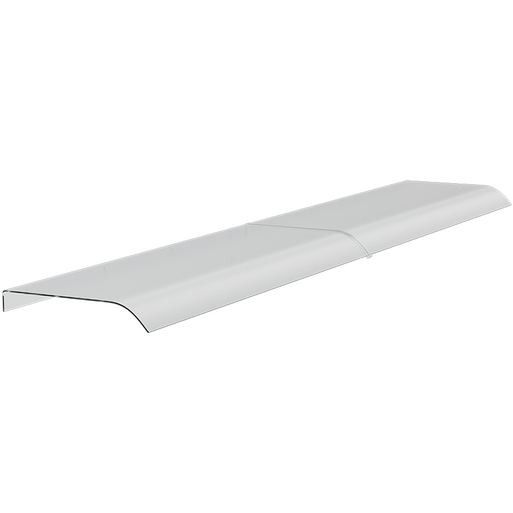 Living and Home Arched Frosted Awning Canopy 2 x 0.43m Image 5