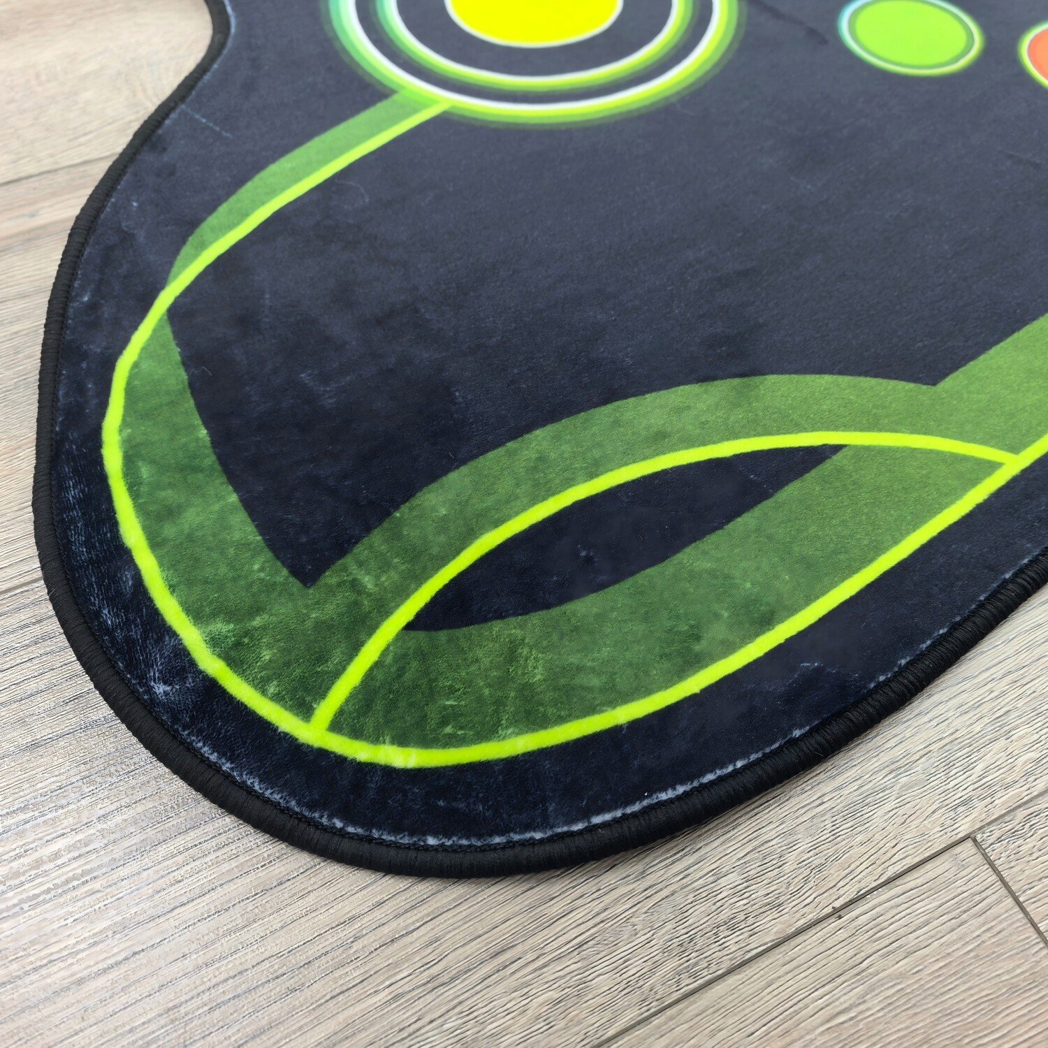 Game Controller Rug Black Image 4