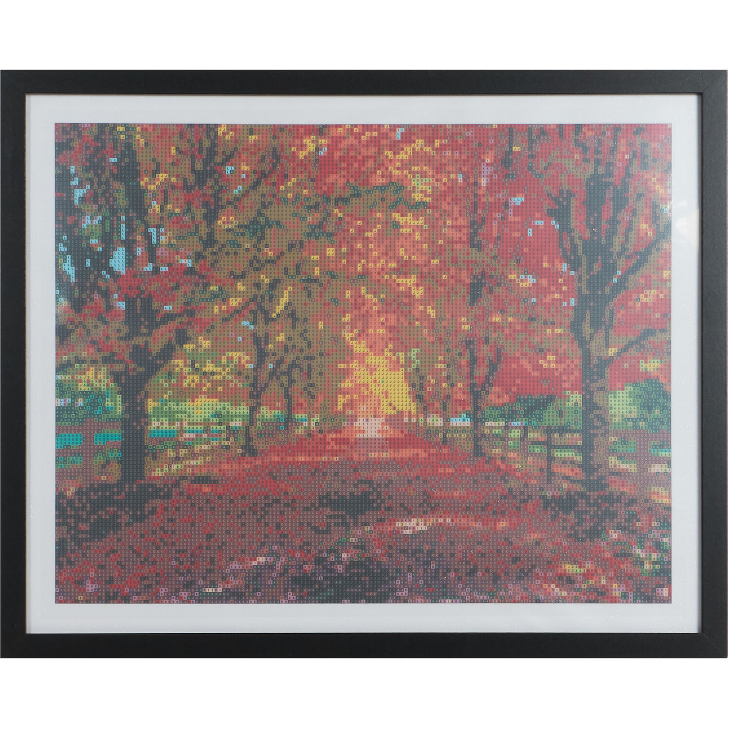 Autumn Framed Crystal Canvas Image 3
