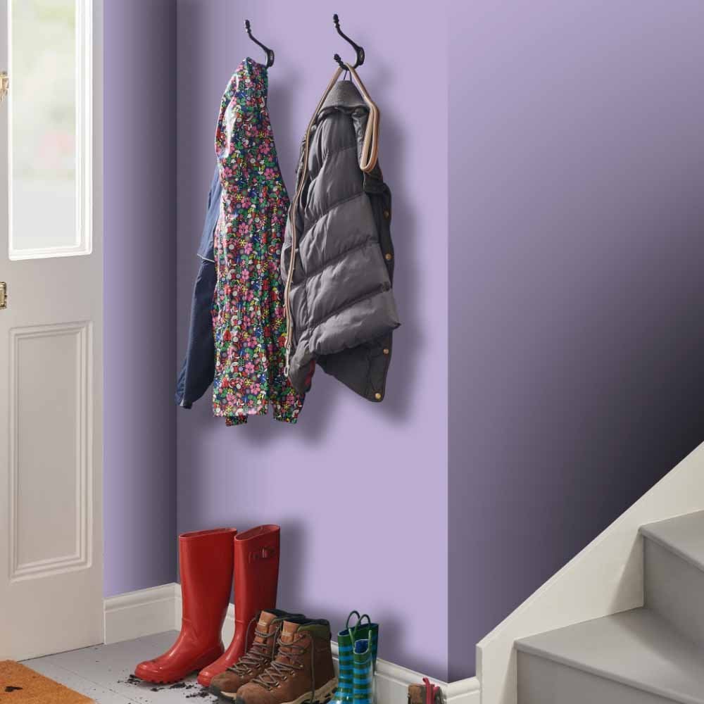 Wilko Tough & Washable Powder Purple Matt Emulsion Paint 2.5L Image 5