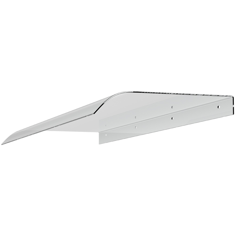 Living and Home Arched Transparent Awning Canopy 1 x 0.43m Image 3